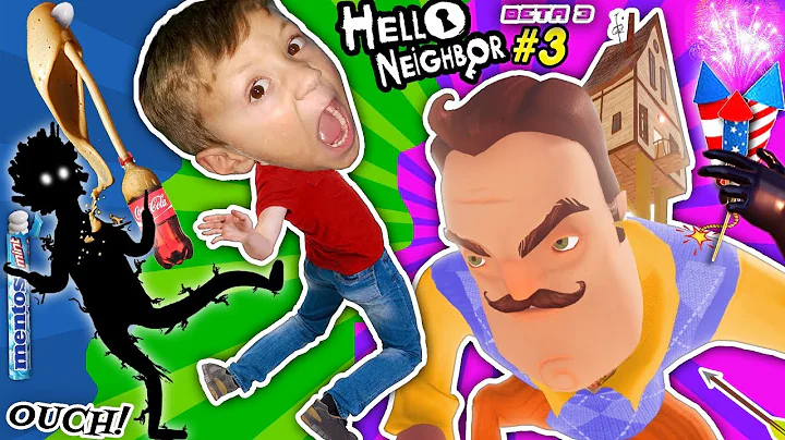 SCARY HELLO NEIGHBOR DREAM: SHADOW MAN! FGTEEV BUT...