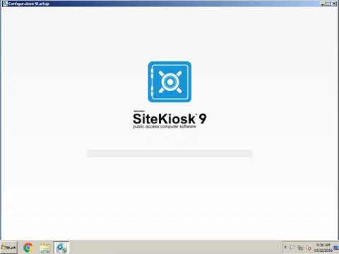 How to install and setup SiteKiosk for a single website