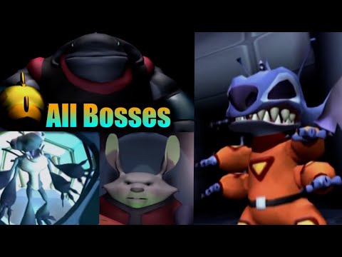 All Bosses | Disney's Stitch: Experiment 626 (PS2)