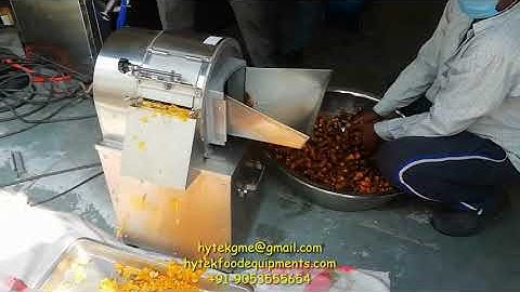 Turmeric, Haldi Cutting/Slicer | Ginger Cutting Machine | Potato Slicer | Carrot Shredding - Hytek