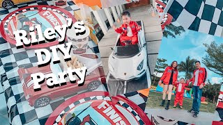 Riley’s DIY Race Car Theme Birthday Party