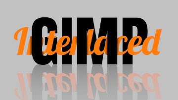 How to Create an Interlaced Text Effect in Gimp