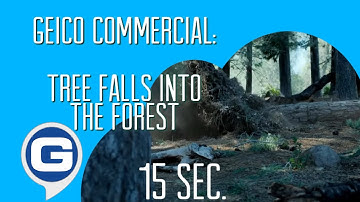 GEICO Did You Know Commercial - Tree Falls Into The Forest [15 Sec. Version] 🌳🌌 (2014)