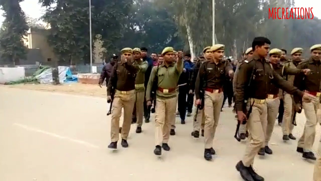 Lucknow Civil Defence Parade Training 14 January