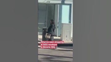 Thumbnail of Rihanna showed off her growing baby bump as she enjoyed a day of shopping