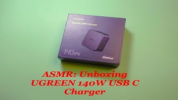 ASMR: Unboxing UGREEN 140W USB C Charger #asmr #relaxingvideo #macbook #steamdeck