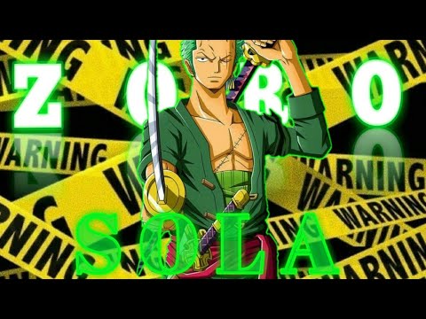 Roronoa Zoro - EU SOLO ! Edit ( one piece ) - YouTube
