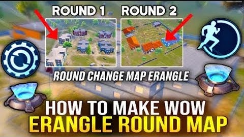 HOW TO MAKE ROUND MAP | MAKE ERANGEL ROUND MAP | TEAM SETTING ERANGLE WOW