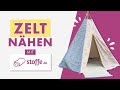 Zelt nähen zum Spielen - gratis Anleitung und Schnitt