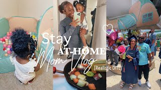 SAHM Vlog | *Realistic* DAY IN THE LIFE w/ a TODDLER ❤ GRWM + Playing in Tent + Meeting Family