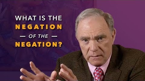 Q&A: What Is the Negation of the Negation?