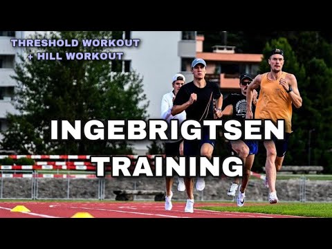 INGEBRIGTSEN TRAINING FOR A SUB 14 MINUTE 5000M - Threshold workout + Hill Workout