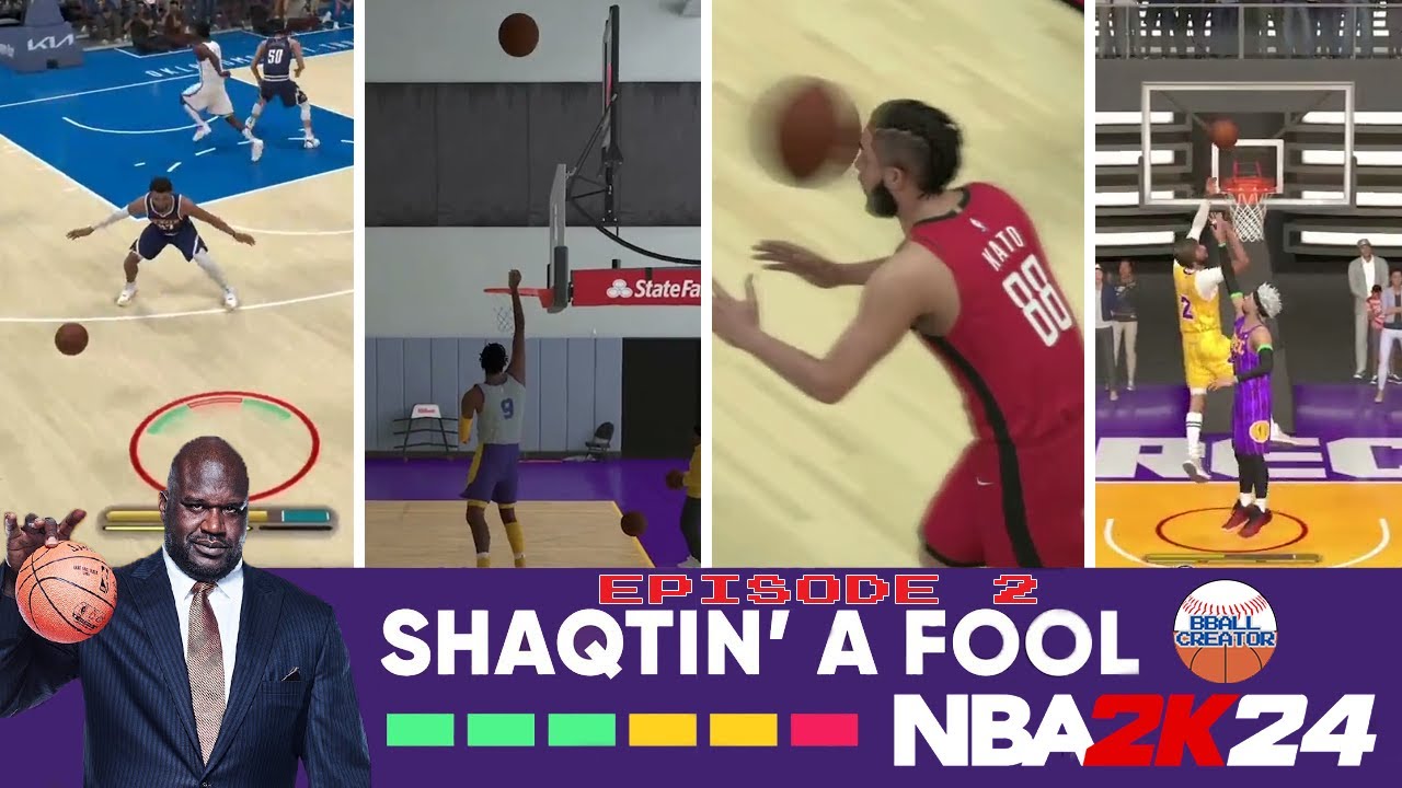 NBA 2K24 Shaqtin' A Fool 🤣 Layup Fails, Headshot Passes, Glitches, & Invisible Players! Episode