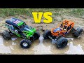 Grave gigger smt10 vs axial ryft rbx10  remote control car  rc cars
