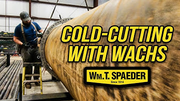 Cutting Massive Pipe with the Wachs Cold Cutting Machine