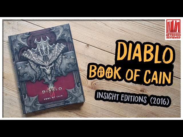 Diablo III: Book of Cain | Paperback 4K Book Flip - YouTube