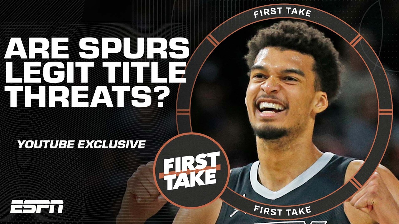Stephen A. deems the Spurs are LEGIT title contenders 👀 | First Take YouTube Exclusive