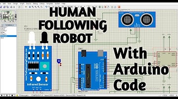 HUMAN FOLLOWING ROBOT PROTES SIMULATION |PROTEUS|SIMULATION|PROTEUS PROJECTS|SIMULATION ON PROTEUS