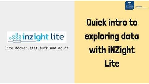 Intro to exploring data with iNZight Lite