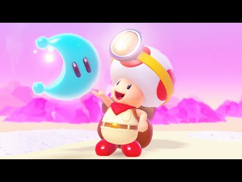 Video: Captain Toad Gold Mushroom-lokasjoner, 1-Up-sopp Og Alle Treasure Tracker-bonusutfordringsløsninger