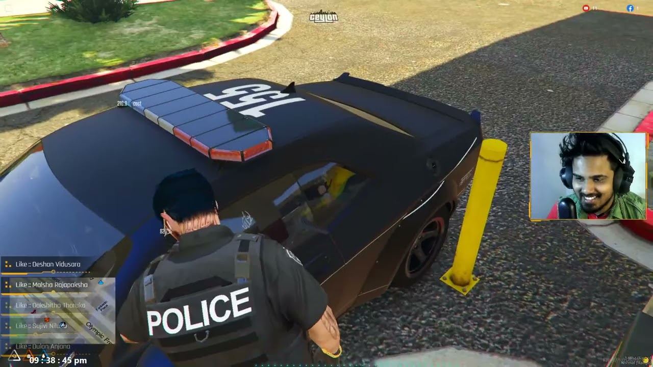 එකමත් එක දවසක | PD එකේ Handsome ම Officer | Ceylon RP | LSPD | - YouTube