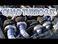 Quad-turbo 2JZ first test drive. Caroline Racing's S14 Silvia