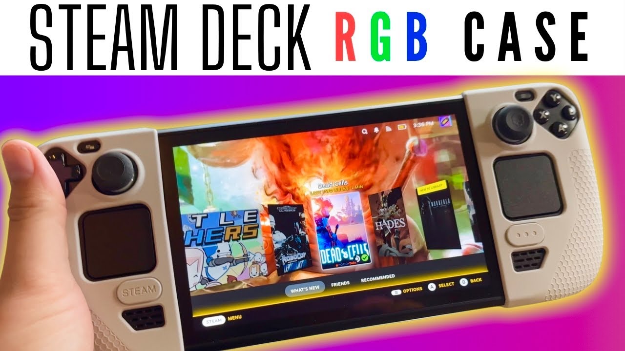 JSAUX Steam Deck RGB Back Plate Review » Team Pandory