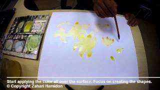 Creative Watercolor Painting Workshop In Open Learning By Zham Design Institute