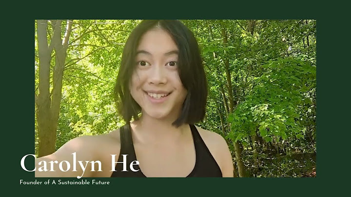 2024 Eco-Hero Finalist Carolyn He