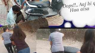 Mood Khrab Scooty Ki Fati Tube.or Fr Ki Bhut Mastii .