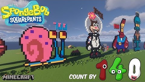 Count by 140 with SpongeBob Squarepant - Minecraft