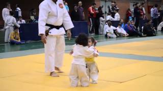 Two Little Kids Take Judo Fight By Funny