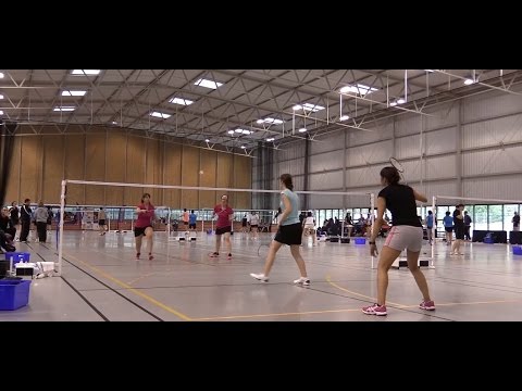 Fontainebleau - 1er tournoi de badminton  2015
