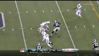 Tim Tebow on a trick play throwing to Etienne so they can end the season 4-13