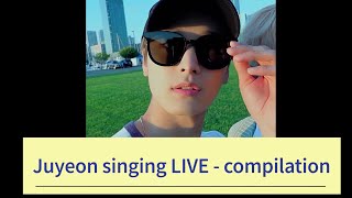 THE BOYZ Juyeon(더보이즈 주연 ) singing Live compilation Part 1