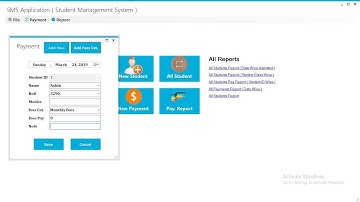 Metro Student Management System  SMS  & Source C# (Premium)