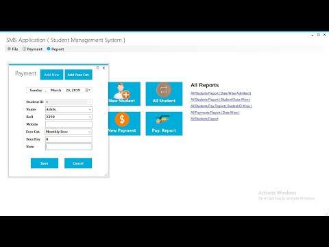 Metro Student Management System  SMS  & Source C# (Premium)