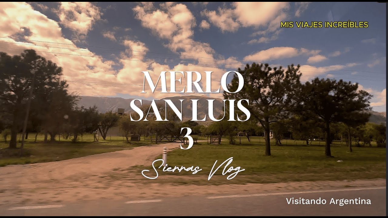 Merlo 3, San Luis by Mis Viajes Increíbles. Caminando por la villa de Merlo, la plaza, última parte.