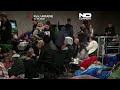 Rosyjski atak na Kijów. Mieszkańcy noc spędzili w stacjach metra