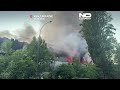 Rosyjski atak na Kijów. Mieszkańcy noc spędzili w stacjach metra