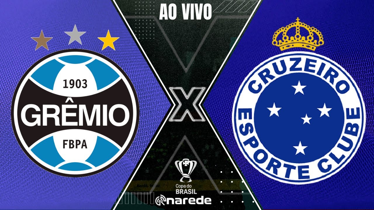 GRÊMIO X CRUZEIRO TRANSMISSÃO AO VIVO DIRETO DA ARENA - COPA DO BRASIL 2023  OITAVAS DE FINAL 