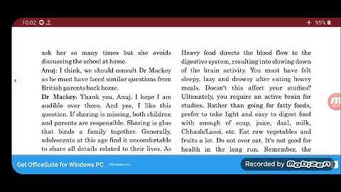 10th-English  CH 9 TUNE UP O TEENS  ( part II )