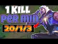 THE ABSOLUTE BEST GAME OF SYLAS YOU WILL EVER SEE (1 KILL PER MINUTE) - League of Legends