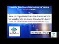 Industry Based Data Migration | Copy Data from On-Prem SQL Server/MySQL to Azure ADLS Gen2 #adf