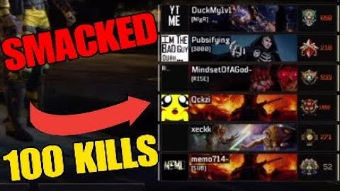 *SMACKING TRYHARDS* 100 Kills on Level 1000 Party