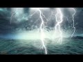  thunderstorm at sea with heavy rain  rainstorm sounds for sleeping  relaxationultizzz day21
