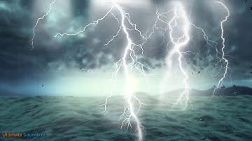 🎧 Thunderstorm at Sea with Heavy Rain | Rainstorm Sounds for Sleeping & Relaxation,@Ultizzz day#21