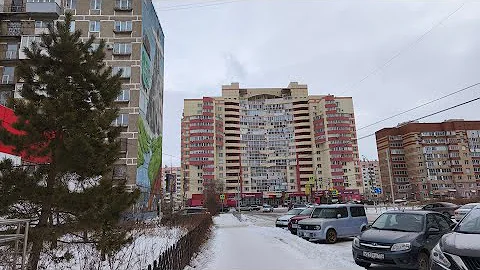 Южный Урал. Магнитогорск. Ул. Б. Ручьева. 22 декабря 2025 г.