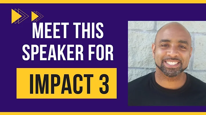 Meet These Speakers for IMPACT 3: Robert Foster an...