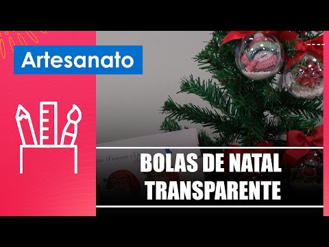 Aprenda a fazer bolas de natal transparente com a artista plástica Susan Mason – 20/11/24